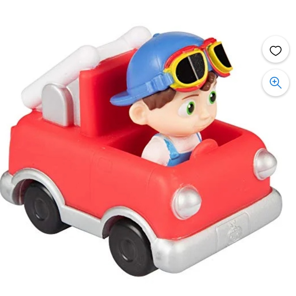 Coco melon Red Fire Truck Toy with JJ Figure